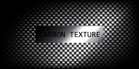 Abstract geometric carbon background. Modern dark texture. Minimalist Black.