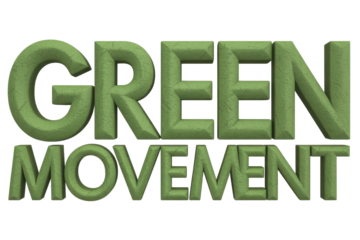 Green Movement Text Logo