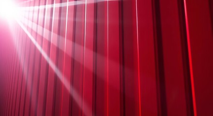 red curtain background