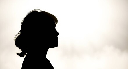 silhouette of a woman