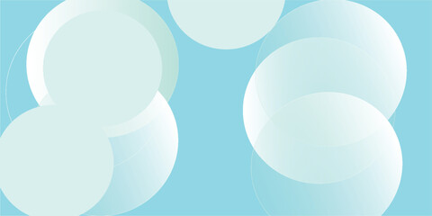 Minimalist banner background. Green and blue gradations.Circle geometric background. Simple design. Vector. EPS 10
