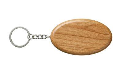 Blank Oval Wooden Keychain Polished Timber Key Holder Ready for Custom Engraving or Branding, Ideal for Personalized Gifts and Corporate Promotions