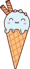 Ice Cream Cone Kawaii