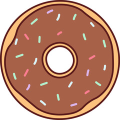 Donut With Sprinkles