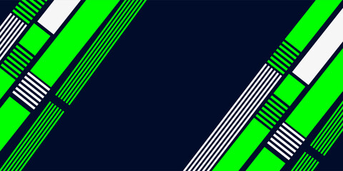 Abstract blue banner design vector, dynamic sporty horizontal background template for media promotion or web banner. vector