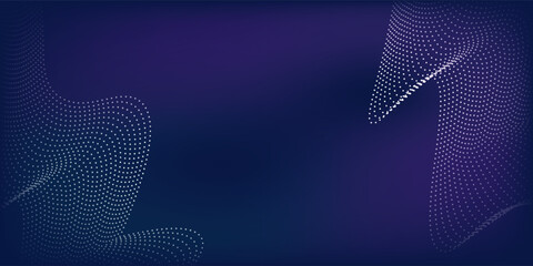 Modern light point Hi-tech digital technology concept. High tech communication, energy, internet, science, old