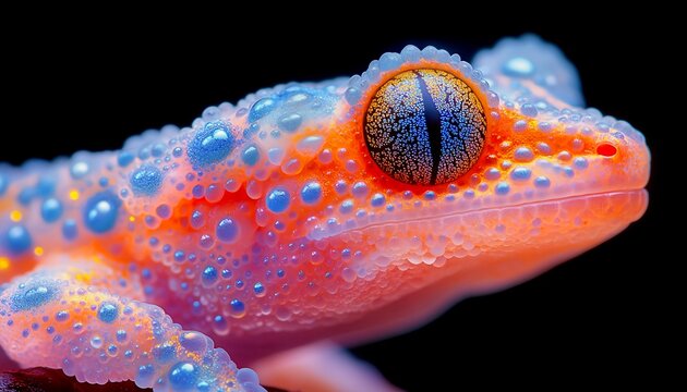 Extreme ultra-macro hyper-realistic close-up of gecko setae in a fractal woven pattern
revealing fine branching geometry, shimmering iridescence, and expressive composition with intricate microstructu