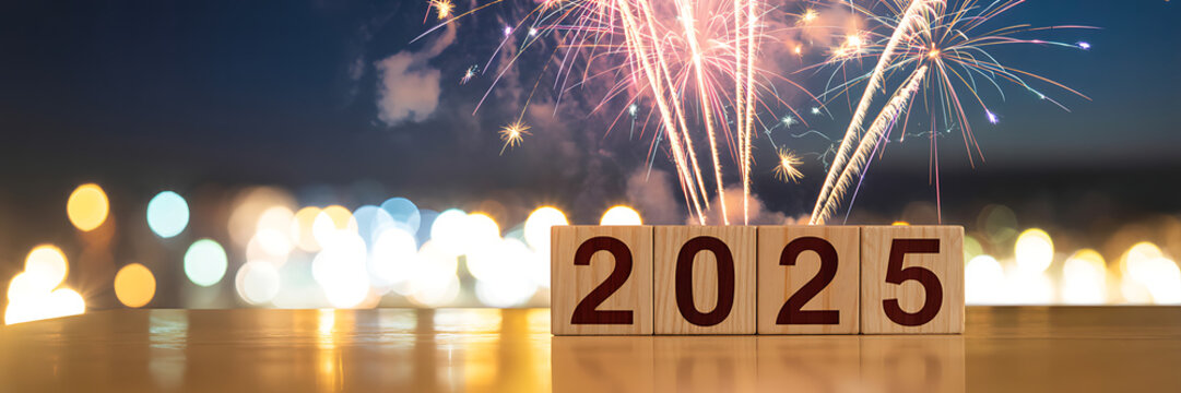 new year 2025 fireworks