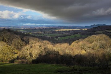 Fototapeta premium North Cotswold countryside, Gloucestershire, England