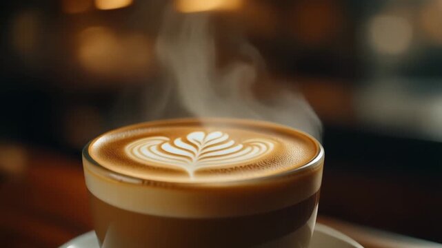 cappuccino with foam