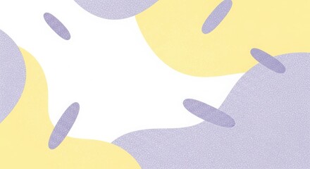 Naklejka premium Minimalist Abstract Background with Soft Pastel Shapes and Speckles image photo