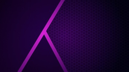 Luxury purple abstract hexagon background with elegant diagonal stripes, modern geometric animation ideal for corporate promos, tech presentations, branding intros, and premium digital visuals.