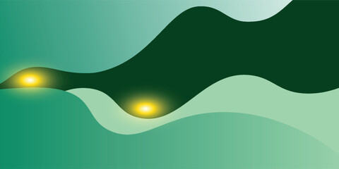 Minimalist banner background. Green and blue gradations.Circle geometric background. Simple design. Vector. EPS 10