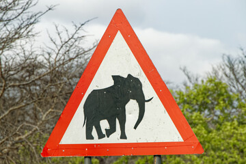 Warnschild Wildwechsel