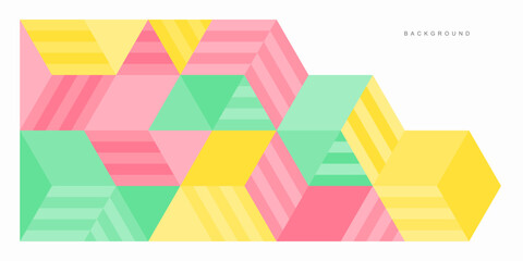 Abstract geometric technological background. Vector creative design.