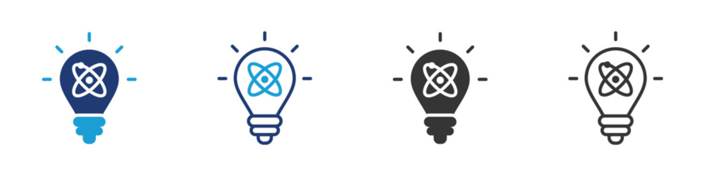 Innovation icon set collection multi-style.