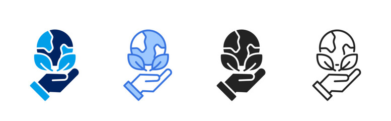 Environment  Icon Set Different Style Collection. 