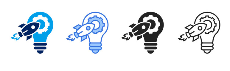 Innovation  Icon Set Different Style Collection. 