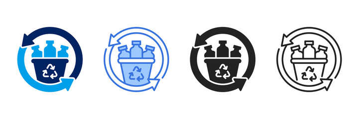 Circular  Icon Set Different Style Collection. 