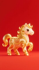 Dynamic Chinese-tech style poster: A galloping horse formed by glowing particle data and traditional ink brushstrokes, ideal for tech presentations, cultural promotions, digital art, and festive backg