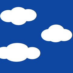 blue sky with clouds
