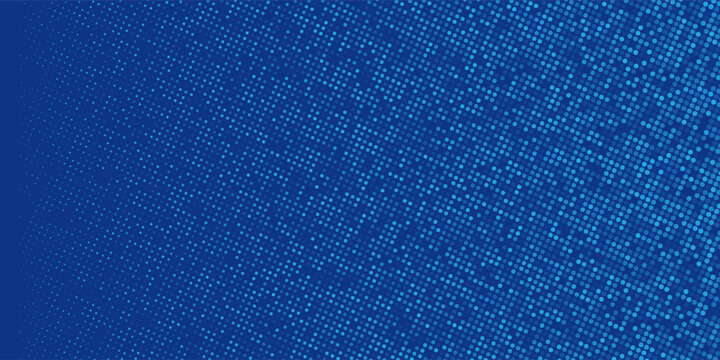 Blue Pixel Background with Abstract Digital Square Grid Pattern, Futuristic Dotted Mesh and Gradient Effect, Geometric Minimal Technology Design for Modern UI, Data, Network, and Innovation Concepts