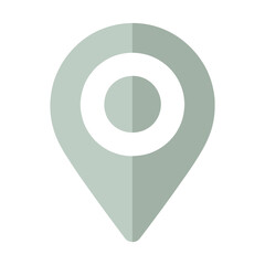 Location Pin Logo Green Map Marker
