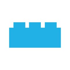 Lego Brick Silhouette Flat Image
