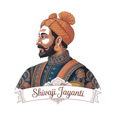 Shivaji Jayanti typography vector t-shirt print