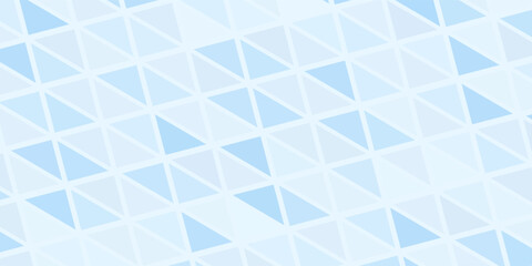 Gradient pastel blue background on triangle pattern. Geometric abstract soft tone pixel background. Shabby pixel.