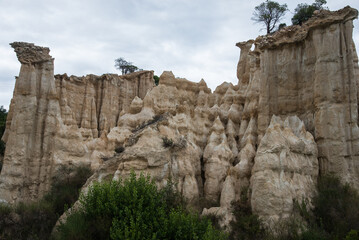 sculptures naturelles &agrave; Ille-sur-T&ecirc;t en France