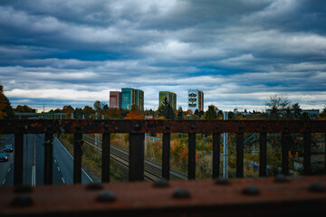 Widok na osiedla miasta Zabrze