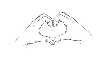 Heart Hands Gesture: Love & Connection Concept