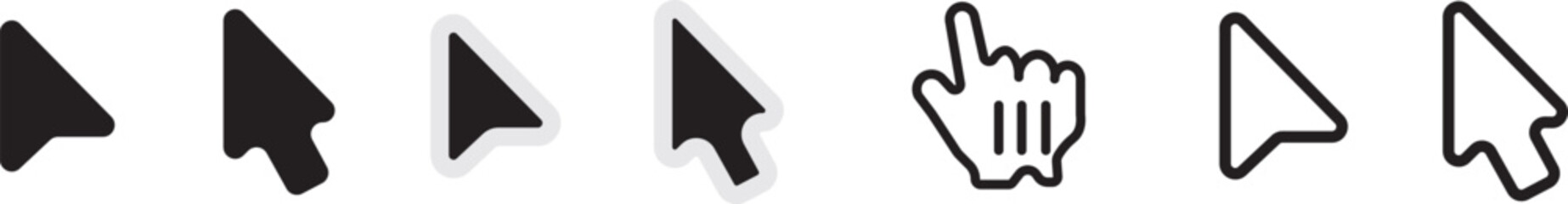 Decision making icons set showing choice. Choice vector icons set
