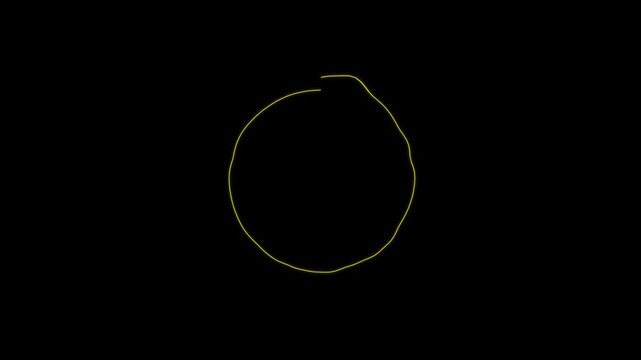 Round electric audio waves. Music equalizer Circular audio waveform spectrum visualizer on black background. Audio frequency sound wave. 3D motion rendering.