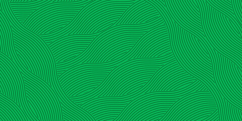 farm green banner, organic abstract background with fields. wavy green lines, natural organic products. striped farmer green Pattern