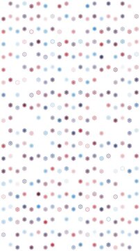 Minimal abstract pattern of small pastel hexagon dots arranged in clean rows on a white background, ideal for modern wallpapers, textiles, and graphic design. Seamless looping vertical animation.
