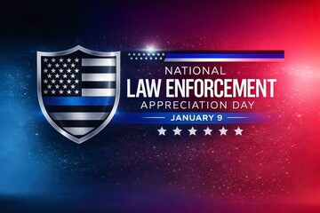 National Law Enforcement Appreciation Day Concept Honoring Service, Dedication and Community Support