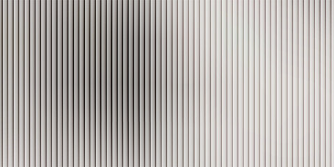 Vector ribbed glass texture background. Light grey white ribbed glass. Mesh gradient. acrylic ribbed bath surface. Ribbed glass background semitransparent overlay.