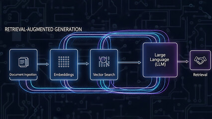 Retrieval-Augmented Generation (RAG) Architecture Concept for Training Large Language Models (LLM) on Custom Data Files