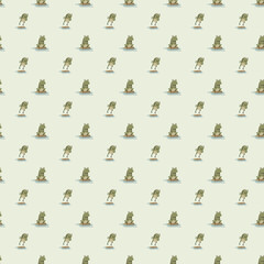 Easter seamless pattern
