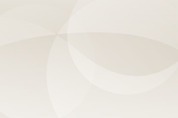 淡いベージュと曲線が重なる柔らかく優しい抽象背景イラスト