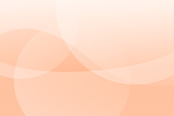 淡いオレンジと曲線が重なる柔らかく優しい抽象背景イラスト