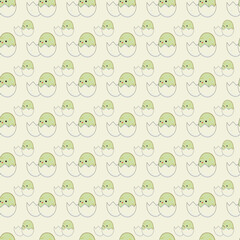 Easter seamless pattern