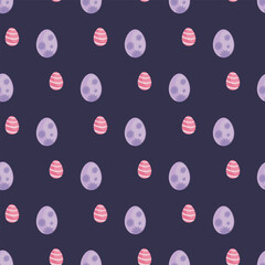 Easter seamless pattern