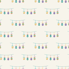 Easter seamless pattern