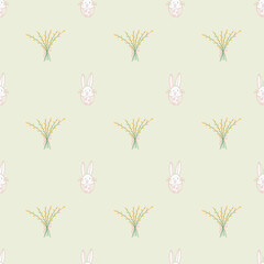 Easter seamless pattern