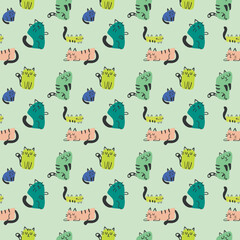 Easter seamless pattern