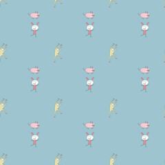 Easter seamless pattern