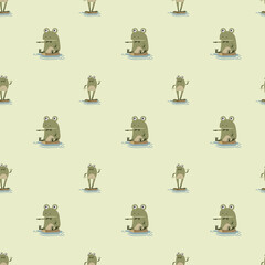 Easter seamless pattern